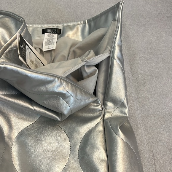 Truce Metallic Wrap Skort - Picture 7 of 11
